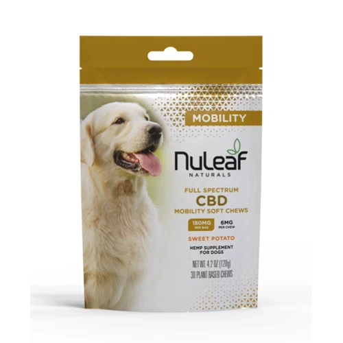 NuLeaf Naturals CBD Mobility Chews for Dogs