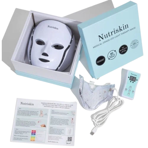 Nutriskin Wrinkle Clearing Light Therapy Face & Neck Mask