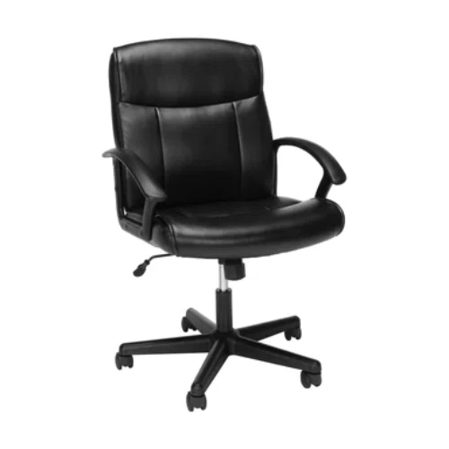 OFM Essentials Collection Mid-Back Bonded Leather Chair