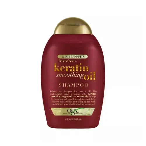 OGX Frizz-Free Keratin Smoothing Oil Shampoo