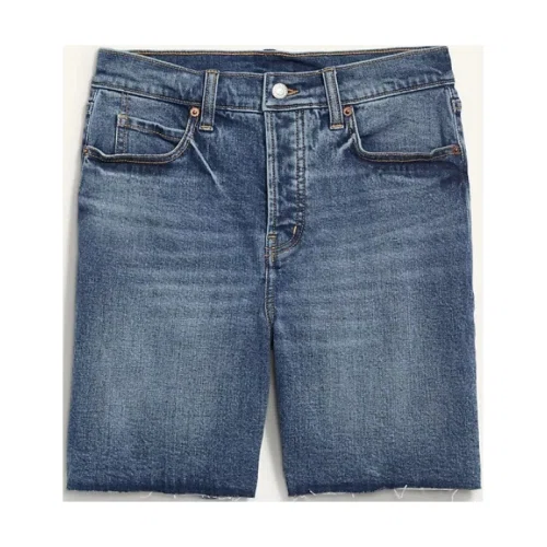 Old Navy Extra High-Waisted Sky-Hi Button-Fly Cut-Off Jean Shorts