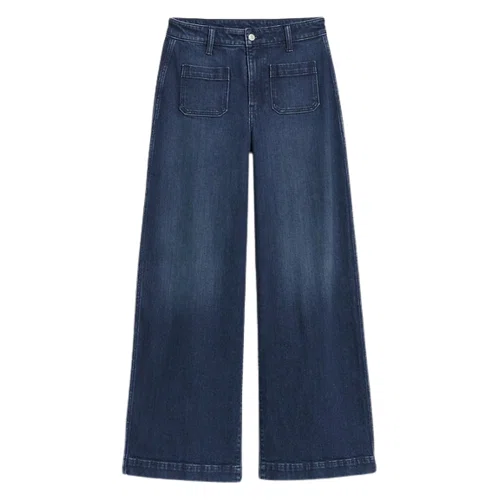 Old Navy Extra High-Waisted Wide-Leg Trouser Jeans for Women
