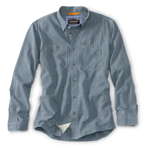 Orvis Men's Tech Chambray Work Shirt