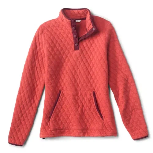 Orvis Women's Outdoor Quilted Snap Sweatshirt