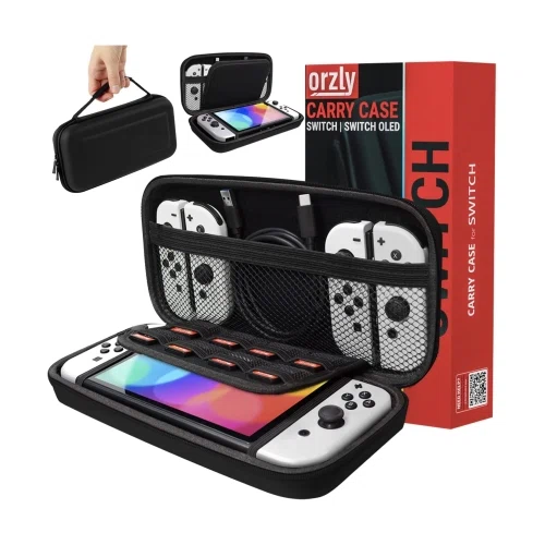 Orzly Carry Case Compatible with Nintendo Switch and New Switch OLED Console