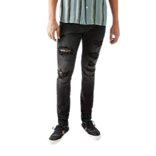 PacSun Black Ripped Stacked Skinny Jeans