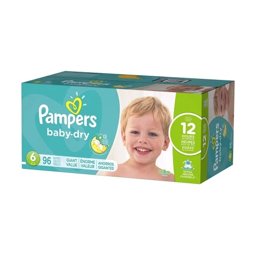 Pampers Baby-Dry Disposable Baby Diapers