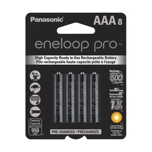 Panasonic eneloop pro Rechargeable AAA Batteries