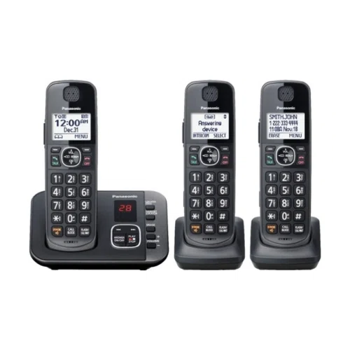 Panasonic KX-TGE633M DECT 6.0 Expandable Cordless Phone System