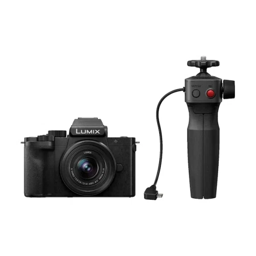Panasonic LUMIX G100VK Mirrorless Camera with 12-32mm F3.5-5.6 Lens and Tripod Grip