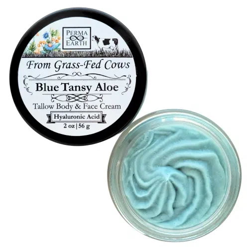 Perma-Earth Blue Tansy Aloe Tallow Cream