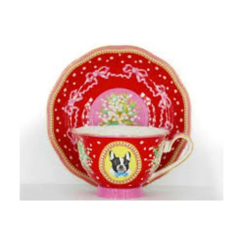 Poppy Angeloff Pups on Cups Teacup Set