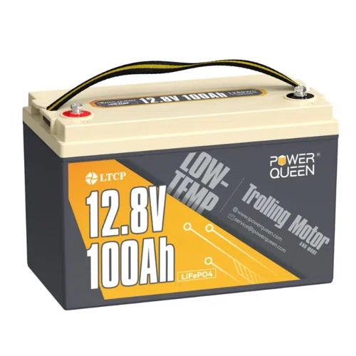 Power Queen 12V 100Ah Low-Temp Deep Cycle Lithium Battery