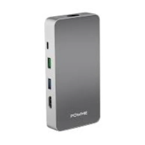 Powme USB C hub with Wireless Charging