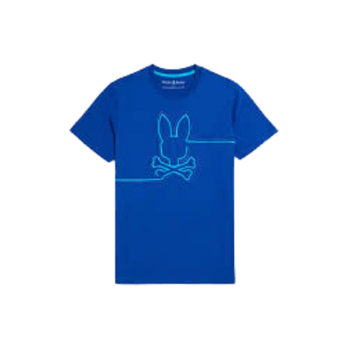 Psycho Bunny Chester Embroidered Graphic Tee