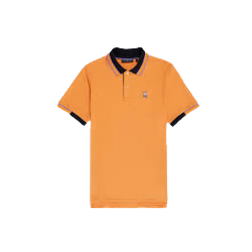 Psycho Bunny Mens Chicago Patch Pique Polo