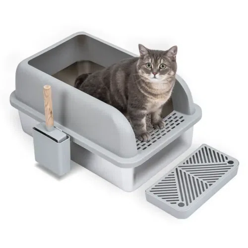 Pullnscoop Extra Large Stainless Steel Litter Box