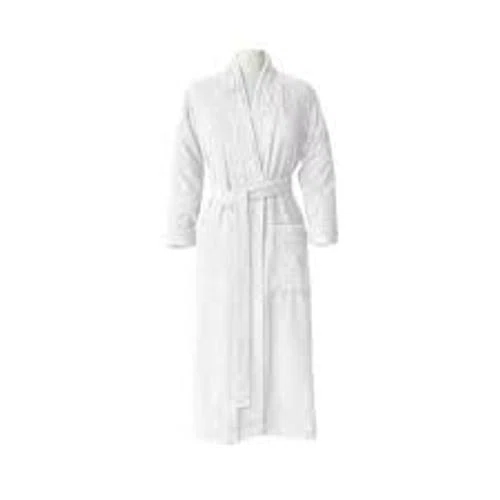 Pure Fiber Turkish Cotton Terry Cloth Pleated Bathrobe