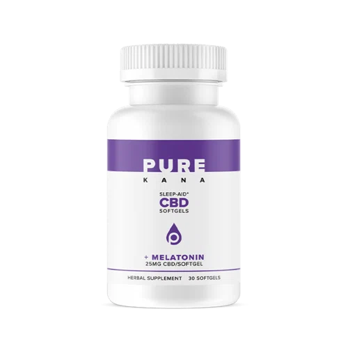 PureKana CBD Capsules + Melatonin Sleep-Aid PM Pills