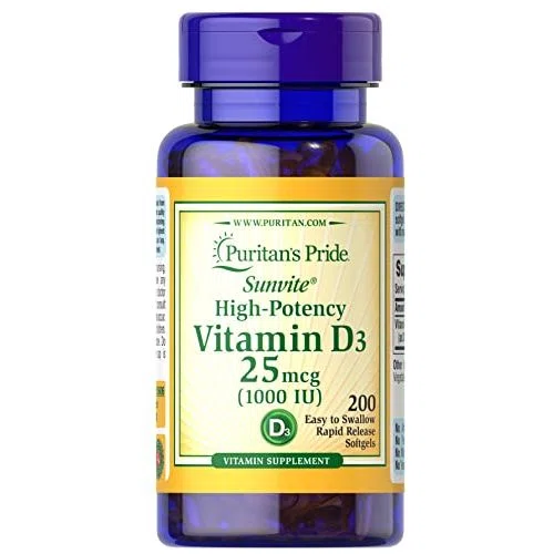 Puritan's Pride Vitamin D3 25mcg