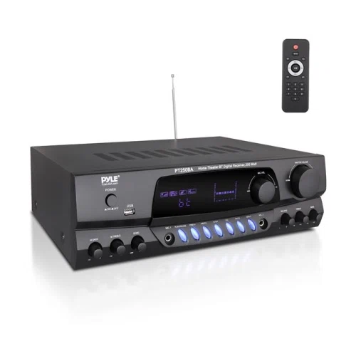Pyle Home Theater Wireless BT Streaming Receiver Amplifier