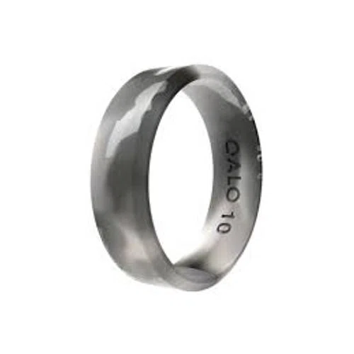 Qalo Men's Natural Stone Modern Silicone Ring