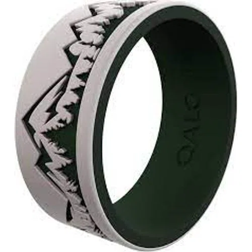 Qalo Men's Ridgeline Silicone Ring