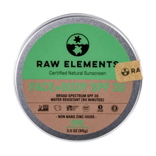 Raw Elements Face + Body Tin SPF 30