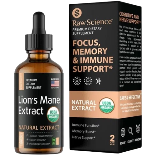 Raw Science Lion's Mane Extract Drops