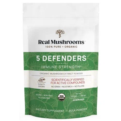 Real Mushrooms 5 Defenders Organic Mushroom Complex