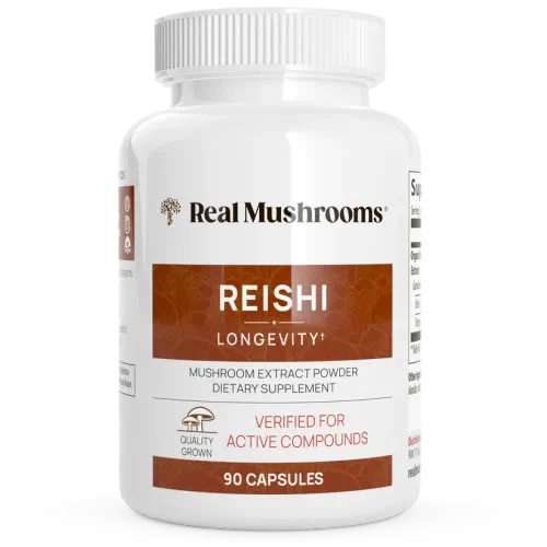 Real Mushrooms Organic Reishi Mushroom Capsules