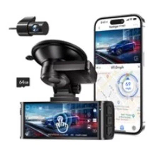 Redtiger F7NT Touch Screen 4K Dual Dash Cam