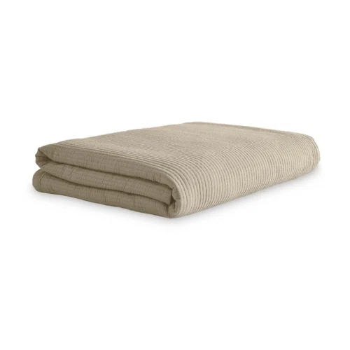 Riley Home Textured Cotton Coverlet
