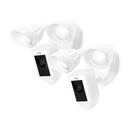 Ring Outdoor Wi-Fi Cam with Motion Activated Floodlight (2-Pack)
