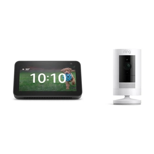 Ring Stick Up Cam Battery with Echo Show 5