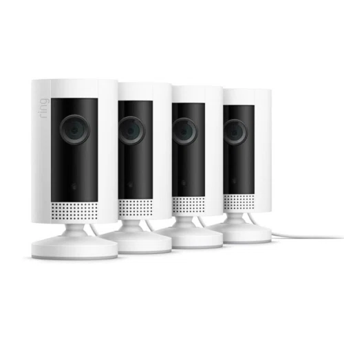 Ring Stick Up Indoor/Outdoor 1080p Wired Security Camera (4-Pack) 