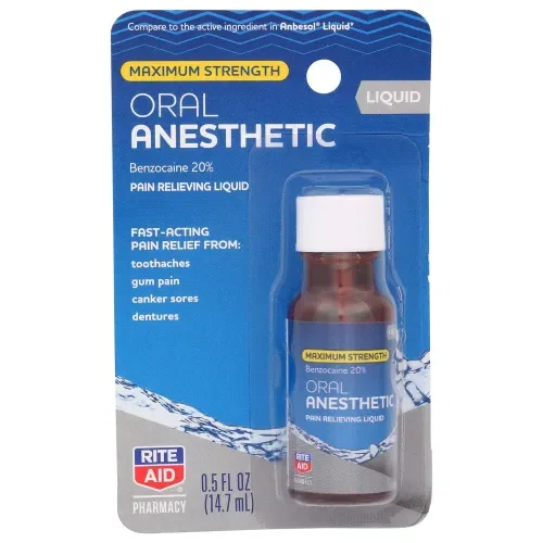 Rite Aid Maximum Strength Liquid Anesthetic Oral Pain Relief