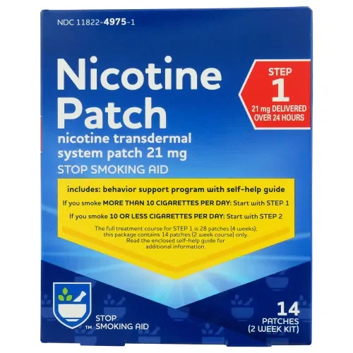 Rite Aid Nicotine Transdermal System Patch - Step 1