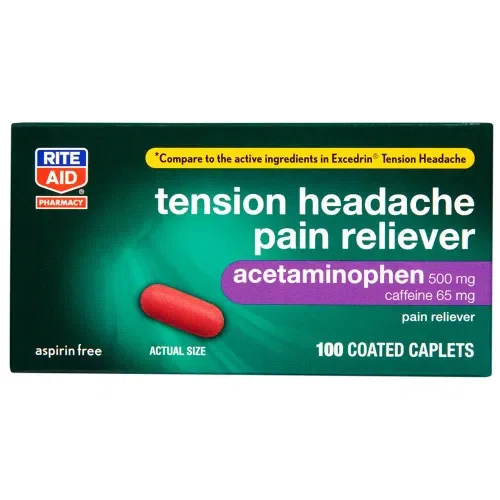 Rite Aid Tension Headache Pain Reliever Caplets