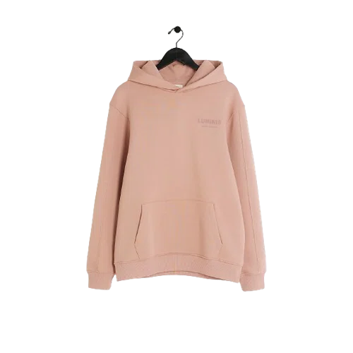 River Island Coral Regular Fit Graphic Hoodie