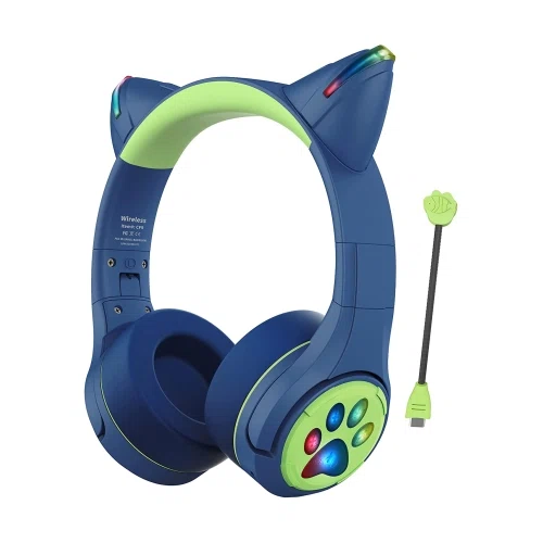 Riwbox CF9 Robot Cat Ear Headphones