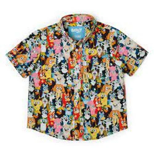 RSVLTS Bluey Primary Pals KUNUFLEX Short Sleeve Shirt