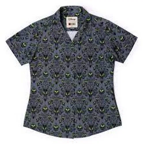 RSVLTS Disney’s Haunted Mansion Wall Creeps KUNUFLEX Short Sleeve Shirt