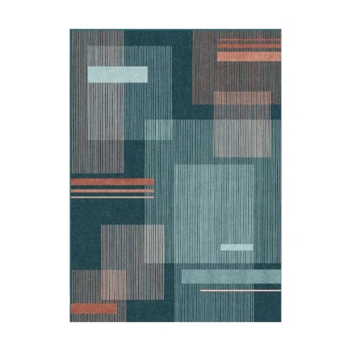 Ruggable Quadra Teal Rug