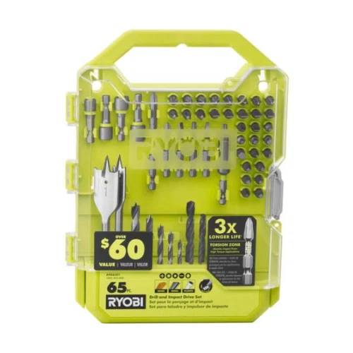 Ryobi 65-Piece Drill and Impact Drive Kit