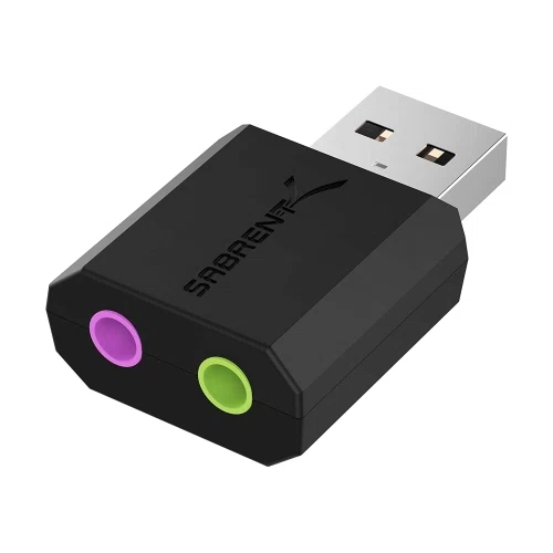 Sabrent USB External Stereo 3D Sound Adapter