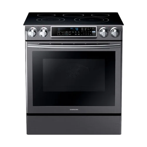 Samsung 5.8 cu. ft. Slide-in Electric Range with Dual Convection