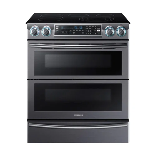 Samsung 5.8 cu. ft. Slide-In Electric Range with Flex Duo & Dual Door