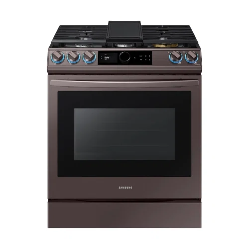 Samsung 6.0 cu ft. Smart BESPOKE Slide-in Gas Range with Smart Dial & Air Fry