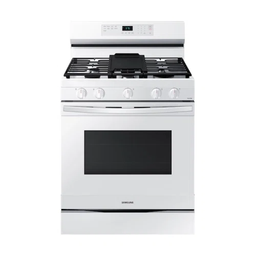 Samsung 6.0 cu. ft. Smart Freestanding Gas Range with Integrated Griddle